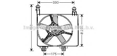 AVA QUALITY COOLING FD7524 Вентилятор, охлаждение двигателя