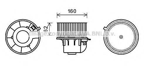 AVA QUALITY COOLING FD8499 Электродвигатель, вентиляция салона