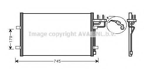 AVA QUALITY COOLING FDA5367 Конденсатор, кондиционер