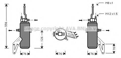 AVA QUALITY COOLING FDD293 Осушитель, кондиционер