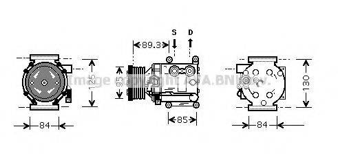 AVA QUALITY COOLING FDK402 Компрессор, кондиционер