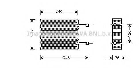 AVA QUALITY COOLING FDV022 Испаритель, кондиционер