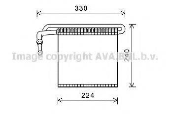 AVA QUALITY COOLING FDV459 Испаритель, кондиционер