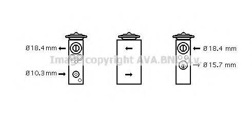 AVA QUALITY COOLING FT1305 Расширительный клапан, кондиционер