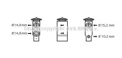 AVA QUALITY COOLING FT1306 Расширительный клапан, кондиционер