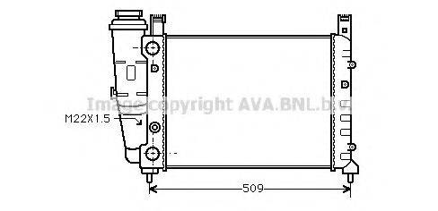 AVA QUALITY COOLING FT2040 Радиатор, охлаждение двигателя