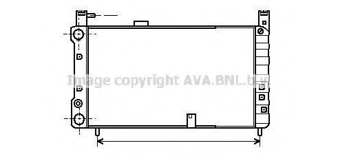 AVA QUALITY COOLING FT2054 Радиатор, охлаждение двигателя