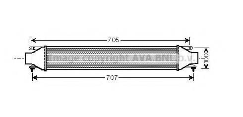 AVA QUALITY COOLING FT4321 Интеркулер