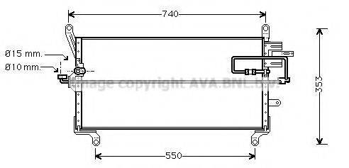 AVA QUALITY COOLING FT5178D Конденсатор, кондиционер