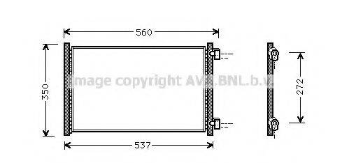 AVA QUALITY COOLING FT5214 Конденсатор, кондиционер