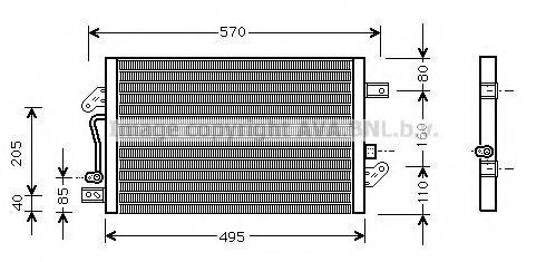 AVA QUALITY COOLING FT5241 Конденсатор, кондиционер