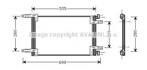 AVA QUALITY COOLING FT5248 Конденсатор, кондиционер