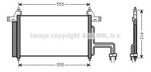 AVA QUALITY COOLING FT5253D Конденсатор, кондиционер