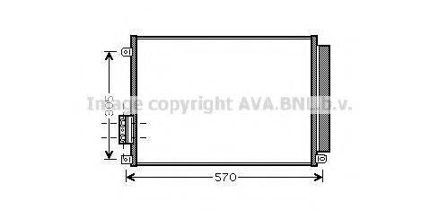 AVA QUALITY COOLING FT5347D Конденсатор, кондиционер