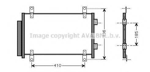 AVA QUALITY COOLING FT5351D Конденсатор, кондиционер
