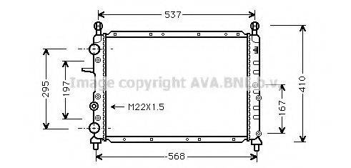 AVA QUALITY COOLING FTA2094 Радиатор, охлаждение двигателя