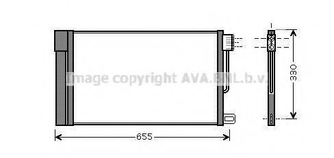 AVA QUALITY COOLING FTA5314D Конденсатор, кондиционер