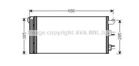 AVA QUALITY COOLING FTA5406D Конденсатор, кондиционер