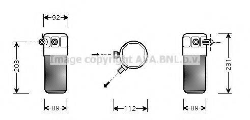 AVA QUALITY COOLING FTD105 Осушитель, кондиционер