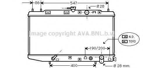 AVA QUALITY COOLING HD2064 Радиатор, охлаждение двигателя