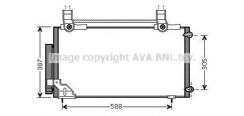 AVA QUALITY COOLING HD5186D Конденсатор, кондиционер