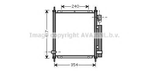 AVA QUALITY COOLING HD5197D Конденсатор, кондиционер