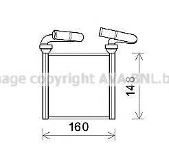 AVA QUALITY COOLING HD6293 Теплообменник, отопление салона