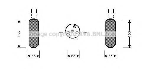 AVA QUALITY COOLING HDD103 Осушитель, кондиционер