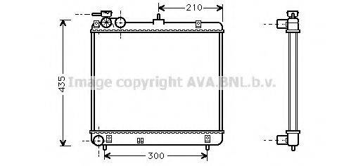 AVA QUALITY COOLING HY2051 Радиатор, охлаждение двигателя