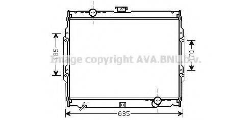 AVA QUALITY COOLING HY2108 Радиатор, охлаждение двигателя