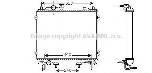 AVA QUALITY COOLING HY2115 Радиатор, охлаждение двигателя
