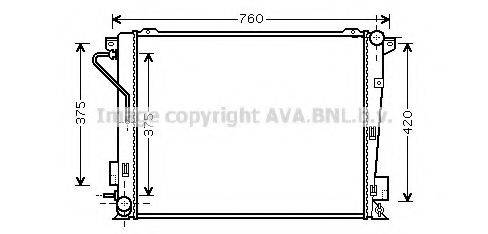 AVA QUALITY COOLING HY2171 Радиатор, охлаждение двигателя