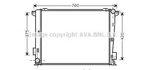 AVA QUALITY COOLING HY2191 Радиатор, охлаждение двигателя