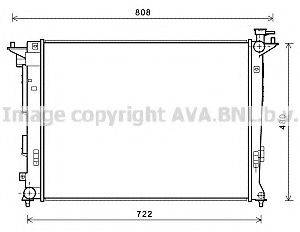 AVA QUALITY COOLING HY2285 Радиатор, охлаждение двигателя