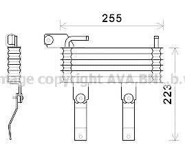 AVA QUALITY COOLING HY3369 Масляный радиатор, автоматическая коробка передач