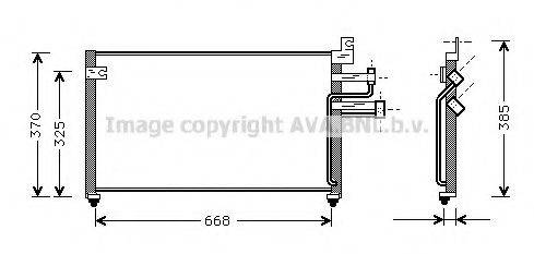 AVA QUALITY COOLING HY5070 Конденсатор, кондиционер