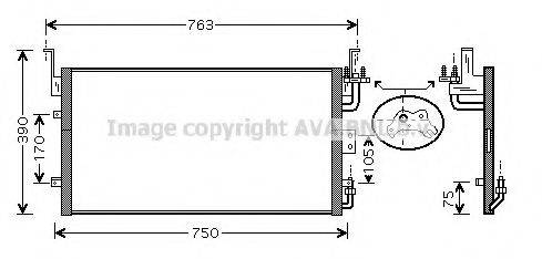 AVA QUALITY COOLING HY5083 Конденсатор, кондиционер