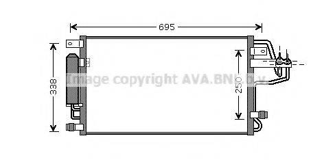 AVA QUALITY COOLING HY5156D Конденсатор, кондиционер