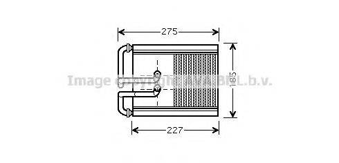 AVA QUALITY COOLING HY6168 Теплообменник, отопление салона