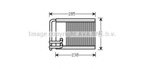 AVA QUALITY COOLING HY6317 Теплообменник, отопление салона