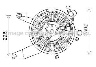 AVA QUALITY COOLING HY7569 Вентилятор, охлаждение двигателя