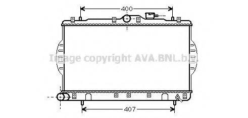 AVA QUALITY COOLING HYA2047 Радиатор, охлаждение двигателя