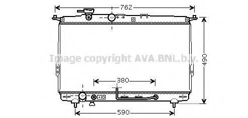 AVA QUALITY COOLING HYA2107 Радиатор, охлаждение двигателя