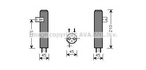 AVA QUALITY COOLING HYD157 Осушитель, кондиционер