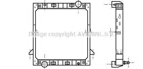 AVA QUALITY COOLING IV2059 Радиатор, охлаждение двигателя