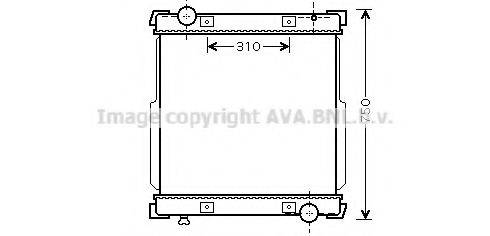 AVA QUALITY COOLING IV2088 Радиатор, охлаждение двигателя
