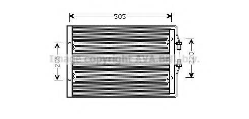 AVA QUALITY COOLING IV5065 Конденсатор, кондиционер