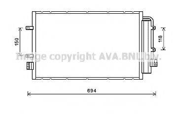 AVA QUALITY COOLING IV5127D Конденсатор, кондиционер