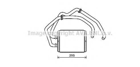 AVA QUALITY COOLING IV6104 Теплообменник, отопление салона