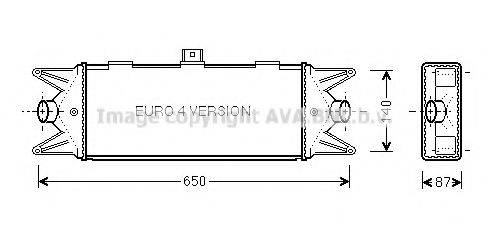 AVA QUALITY COOLING IVA4045 Интеркулер